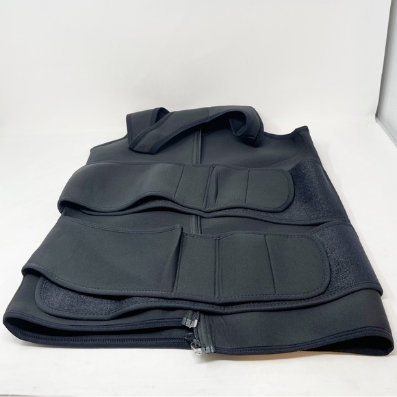 CIMKIZ Women’s Black Neoprene Blend Sauna Fitness Vest Waist Trainer Size Small - Picture 7 of 11